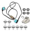 Door Handle Repair Kit For Tesla Model S Microswitch Harness 1016009-00-c Handle Paddle 1042845-00-b With Door Panel Clips