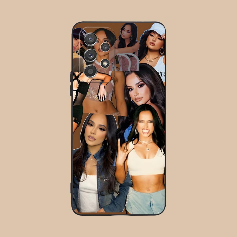 Moderne Becky G Mattes TPU Handyhülle für Samsung Galaxy M55 54 42 35 34 33 32 23 22 15 14 13 12 F55 5G Bunte Hülle