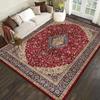 Persian Bedroom Red Carpet American Ethnic Retro Carpets Large Area Living Room Decoration Rugs Cloakroom Lounge Mat Washable