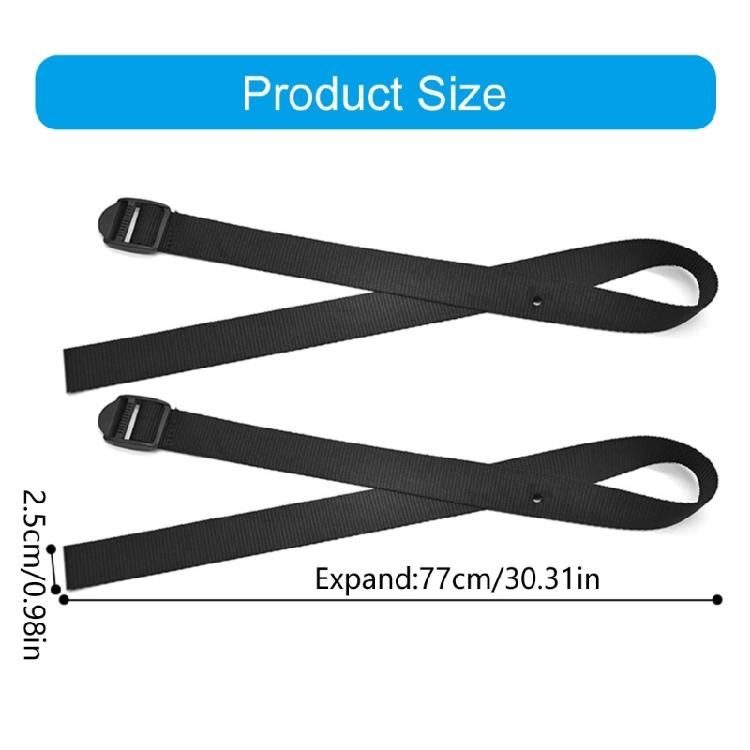 1 Pair Replacement Rowing Equipment Foot Straps For Rowing Machines Adjustable Support Straps Light Weight Safely Fit