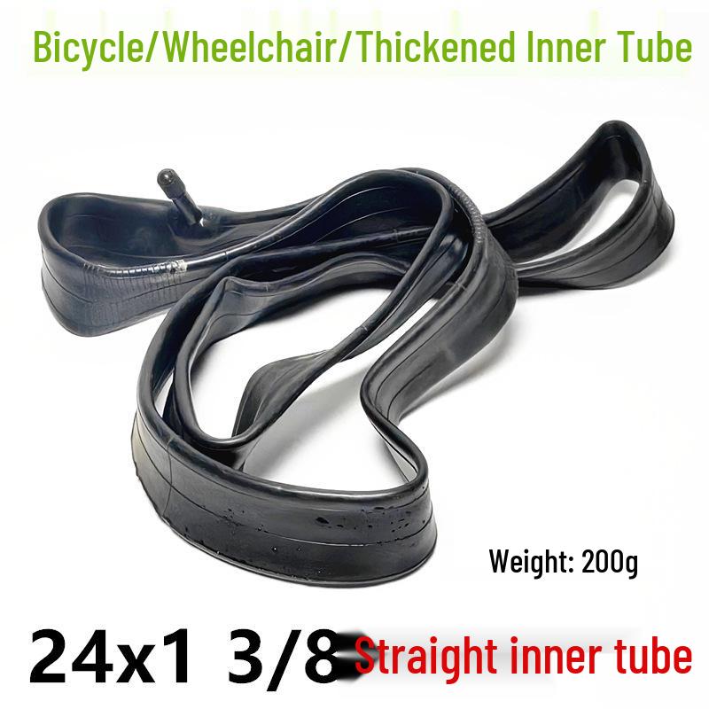20/22/24/26*1 3/8 Bicycle Wheelchair Inflatable Tire & Tube Set