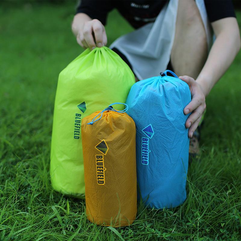 Cord Bag Outdoor Dry Bag Waterproof Nylon Storage Pouches Tent Peg Storage Pack Travel Drawstring Bag Fishing Rafting Swimming S оранжевый 614₽
