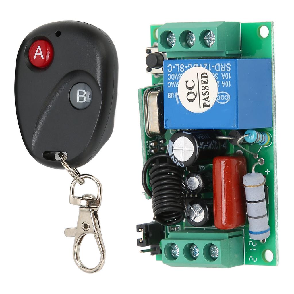 Drahtloser Fernschalter 433 MHZ 10A 1CH RF Fernbedienung Relaisschalter für Rolltor