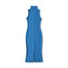 Elegant European & American French High Neck Sleeveless Dress - Waist-Cinching Tight Base Layer, Hip-Hugging Long Design for Spring/Summer