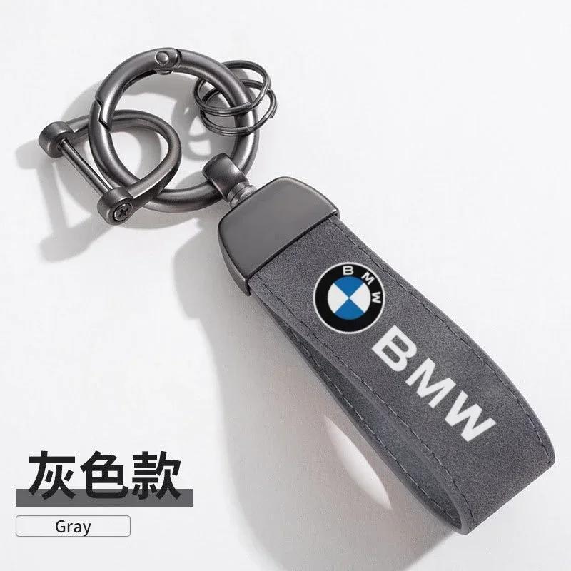 BAGF7 Car Sticker Hot 2025 Hot For BMW For BMW Man Women Leather Rope Keyring Key Chain Ring Car Logo Keychain For BMW E39 E46 E36 E53