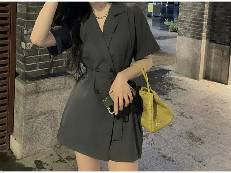 

Женский комбинезон с высокой талией и широкими брюками Large серый