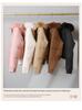 Women's Short Winter Cotton Parka with Fur Collar - Thickened Korean Style Velvet Jacket