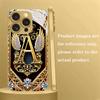 Wing Crown A Tempered Glass Phone Case For iPhone 17 Pro Max 16 15 14 Plus 13 12 11 Pro Max 16E 17 Air Lens Protection Cover