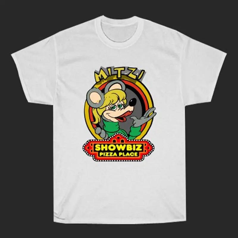 

Мужская белая футболка Mitzi Mozzarella Showbiz Pizza Размеры от S до 3XL S разноцветный