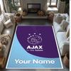 Ajax Amsterdam Printed Crystal Velvet Rug Non‑Slip Crystal Velvet Carpet For Sofa Bedroom Indoor Home Decoration