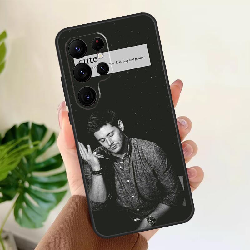 Supernatural Jensen Ackles Soft Case For Samsung Galaxy S25 S24 S23 S22 S21 Ultra S9 S10 Plus S23 FE S24 FE Phone Cover