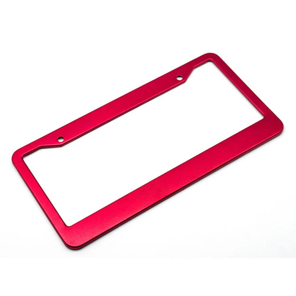 aluminum alloy License Plate Frame Holder Auto 1X USA American License Plate Covers Frames 6