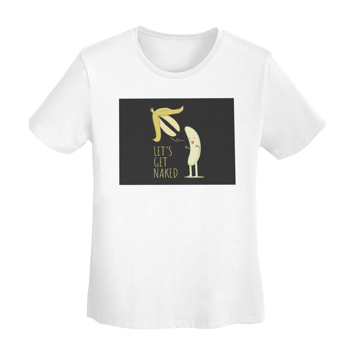 

Lets Get Naked TShirt Women Short Sleeve T Shirts ONeck Streetwear Cotton Summer Tees Streetwear S