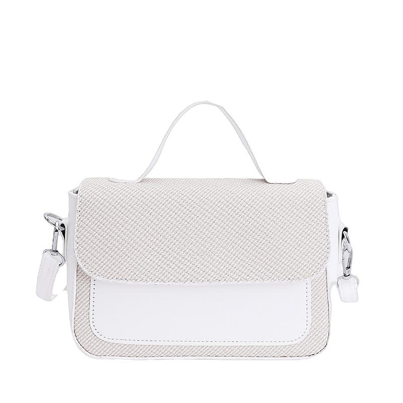 Fashion Bag Women's New Spring and Summer Simple Temperament Small Square Bag Texture Niche Single Shoulder Oblique Span Bag