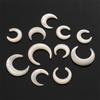 1pc/bag Natural White Shell Crescent Shaped Beads DIY Bracelet Necklace Earrings Jewelry Accessories