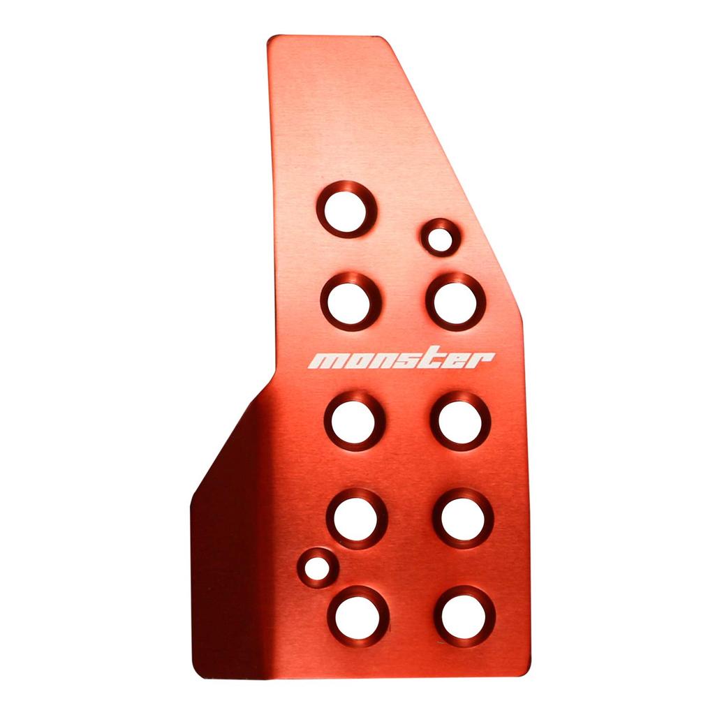 MONSTER SPORT Sports Driving Pedal Cover Red Anodized Swift Sport [ZC33S]/Swift [ZC13S/ZC83S] Other AT Car [ZC33 AT] 849525-7650M