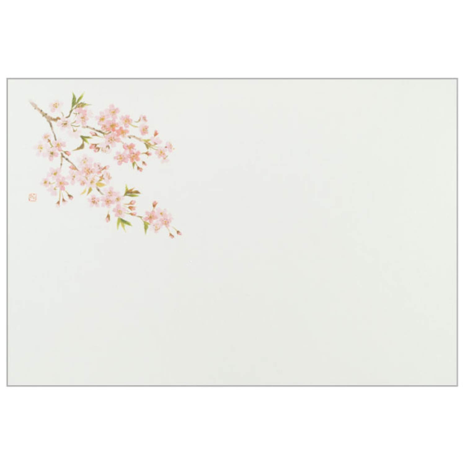 Nagao Cherry Blossom Set of Made in Product Number 31030 Placemats, Design, 26x38cm, 100, Japan,