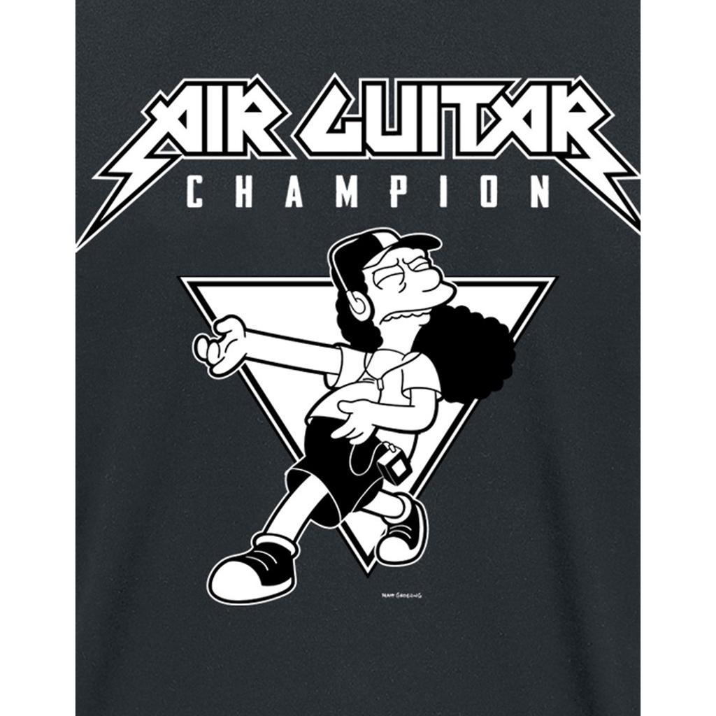 The Simpsons Unisex Adult Professional Air Guitarist T-Shirt
