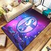 FC Schalke 04 Benutzerdefinierter Namens-Teppich für Wohnzimmer, Schlafzimmer, Zuhause, Sofadekoration, Rutschfeste Spielmatte für Kinder