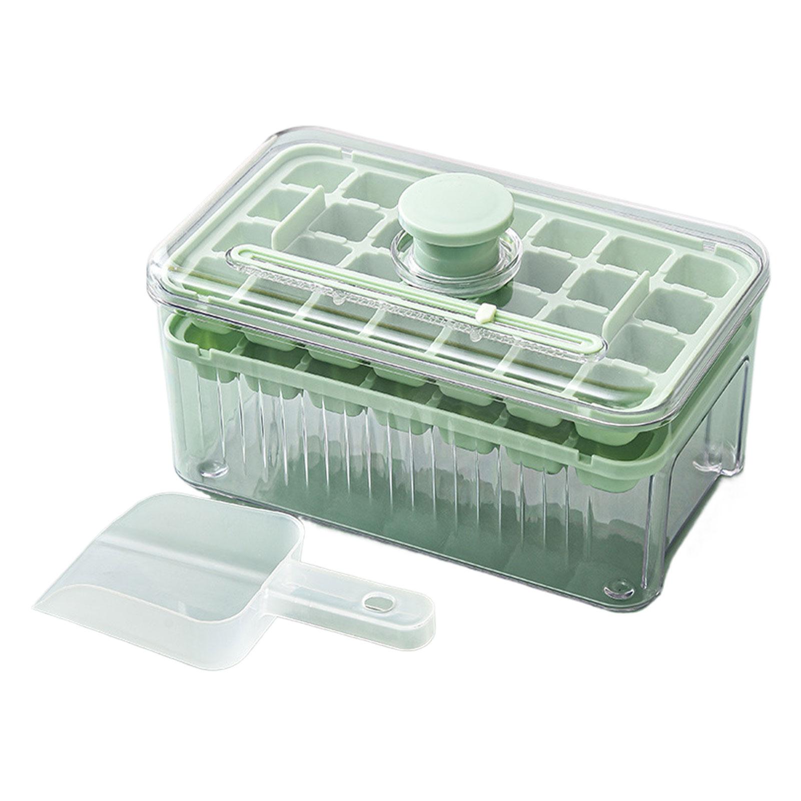 

ABS Grid Ice Tray With Easy Ice Removal And Low Temperature Resistance Ice Cube Maker Ice Cubes 56 grids