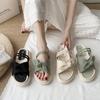 Two Sandals for Women In Summer, New Ins Trendy with Skirt, Thick-soled Fairy Style Roman Beach Slippers