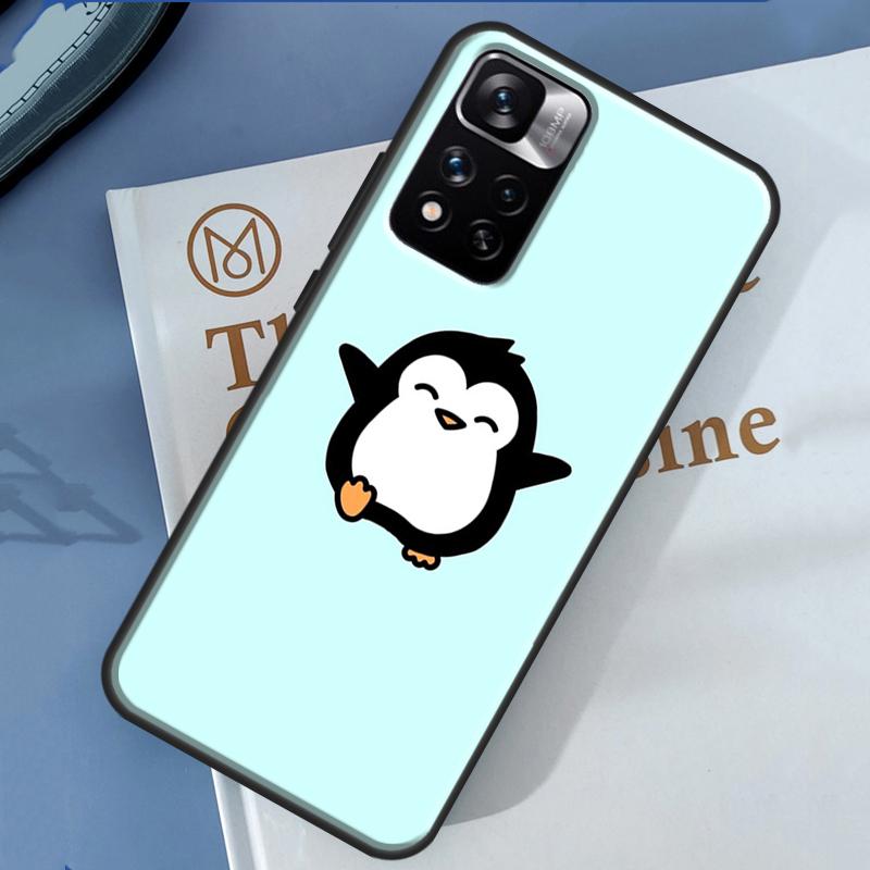 Cartoon Penguin Case For Xiaomi Redmi Note 13 12 11 9 10 14 Pro 9S 10S 11S 12S Redmi 14C 10C 12C 13C Cover