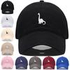 Unisex Soft Cotton Dad Hat Dinosaur Embroidery Baseball Cap For Women Men Adjustable Unisex Casual Sports Caps