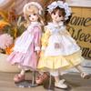 Bjd 1/6 Doll Clothes Lovely Lolita Dress For 30Cm Bjd Doll Accessories Vintage Maid Dress Doll Clothes Dress Up Doll Accessories