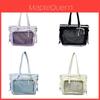 Sac Cabas Transparent Japonais en Matière PVC pour Usage Quotidien Décontracté et Trajet Scolaire Femmes
