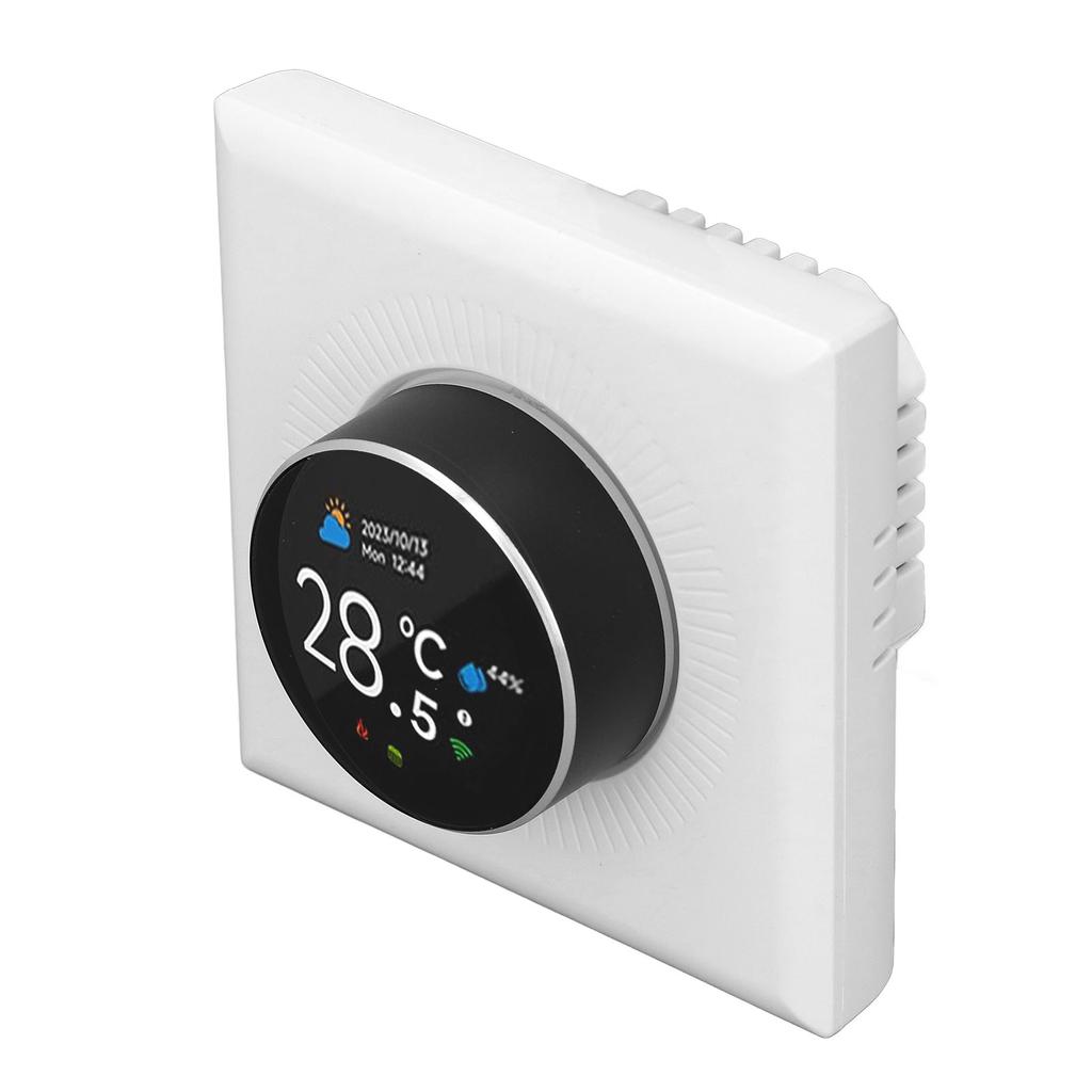 WLAN Smart Thermostat Wöchentlich programmierbarer Temperaturregler für elektrische Heizung 16A Drehknopf APP