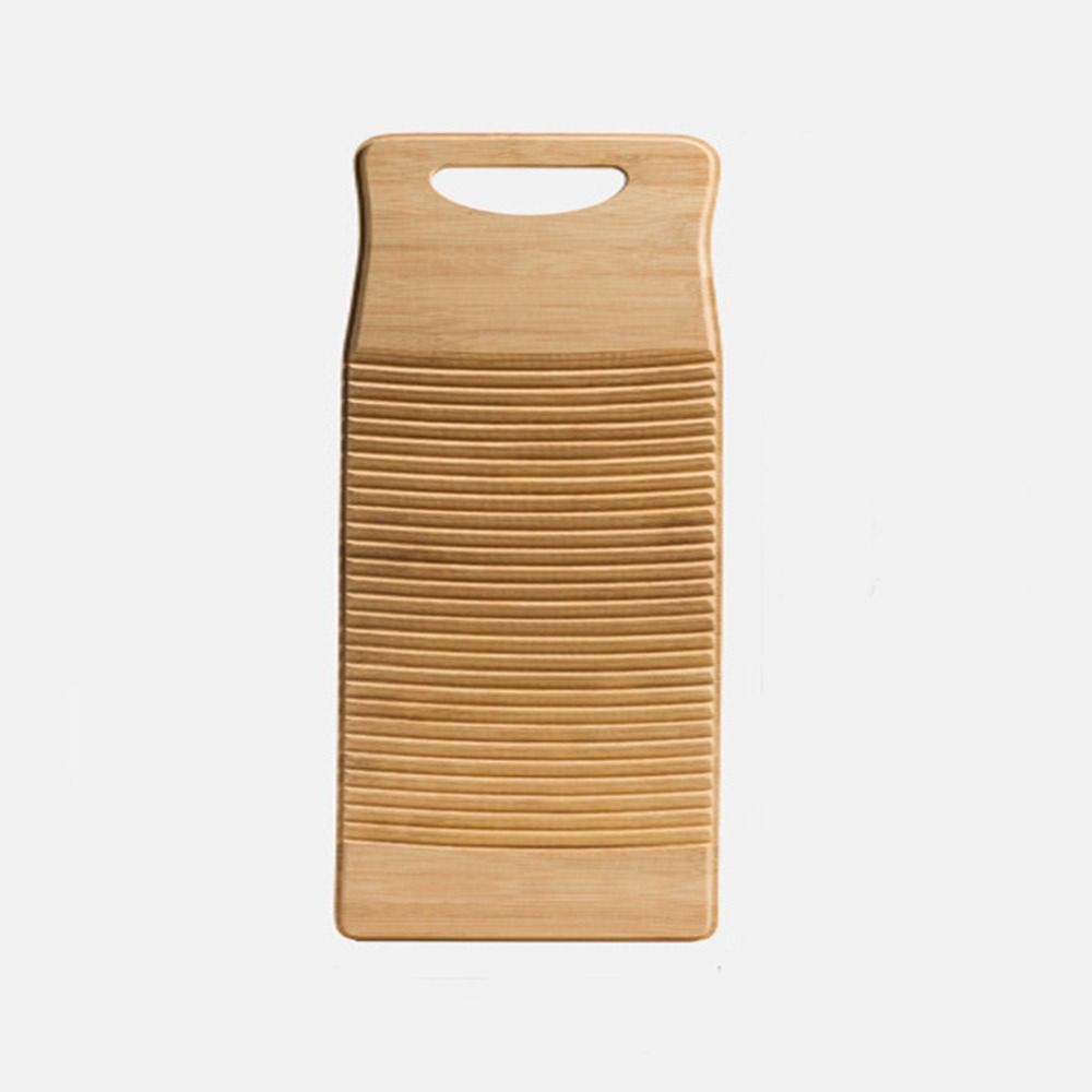 Easy To Use Laundry Cleaning Board Anti-slip Scrub Board Practical Wooden Washboard  Laundry Room