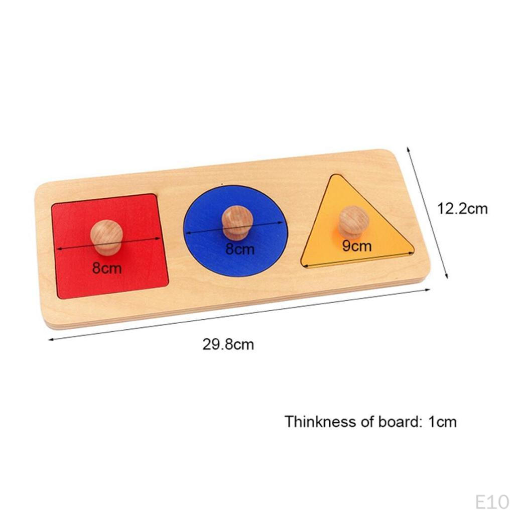 Colorful Shape Sorting Block Puzzle Recognition Sorter board for learning Early Educational