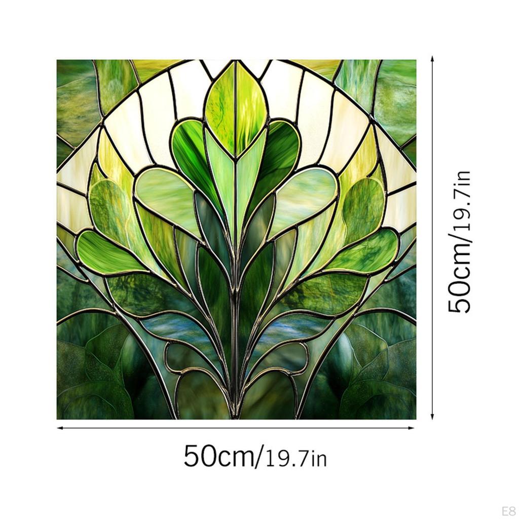 Window Cling Art PVC Sticker for Restaurant Shower Door Bedroom Bathroom