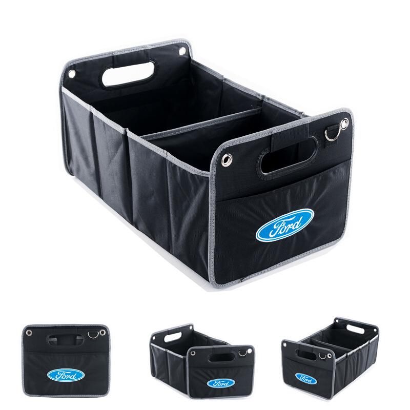 Car Trunk Organizer: Foldable Rear Storage Box