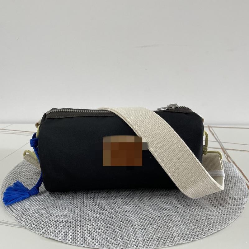 Little Kai Jiong Unisex Classic Black Large-Capacity Tote, Crossbody, Gym, and Shoulder Bag