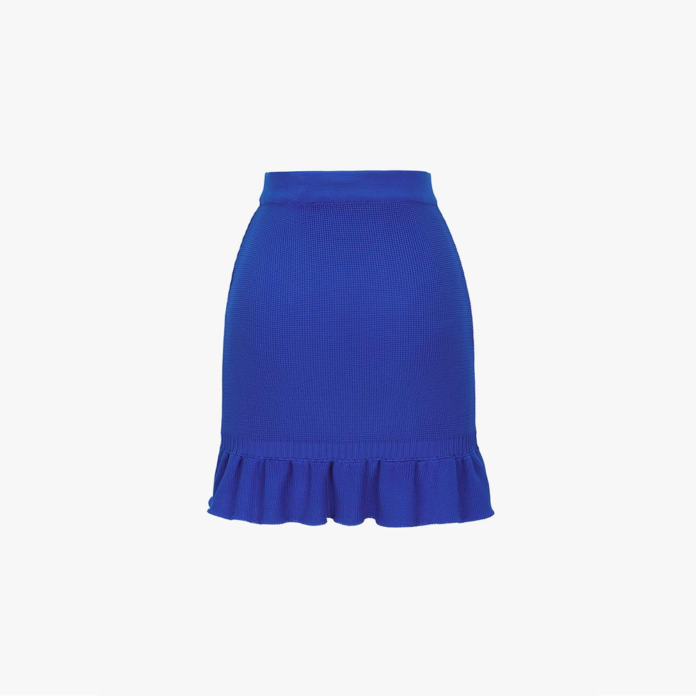 Ibiem Frill Detail Knit Skirt Emp2Csk030