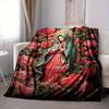 1pc Virgin Mary Blanket - Lightweight Flannel Fleece with Digital Printing, Soft Warm for Sofa, Travel, Camping, Office yy251018301