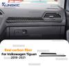 Real Soft Carbon Fiber Sticker Volkswagen Tiguan A2 AD1/AX1 2018 2019 2020 2021 LHD RHD Car Passenger Side Trim Strip