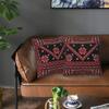 Three Flowers Palestinian Embroidery 2 Pcs Square Pillowcase Pillow Cover Cushion Zip Decorative Comfort Throw Pillow For Home