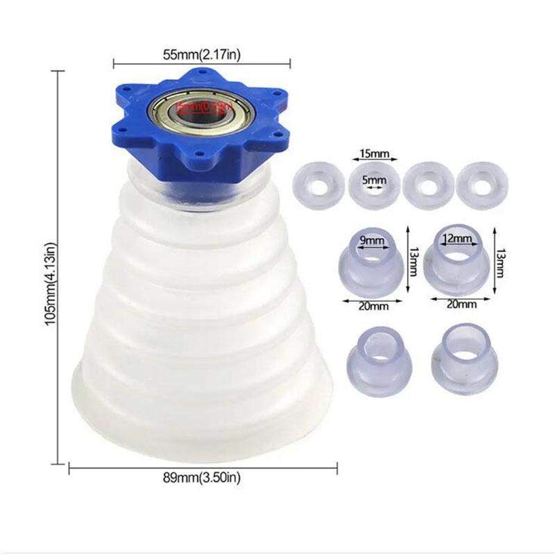 

Пылезащитный чехол для электрической дрели, резиновый ударный молоток, пылеуловитель, пылезащитный чехол для электрического сверлильного станка, детали электроинструмента Pack of 1 белый