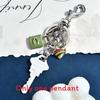 Creative Keychain With Heart Shape Pendant For Fashion Enamel Keyring Gifts For Teens