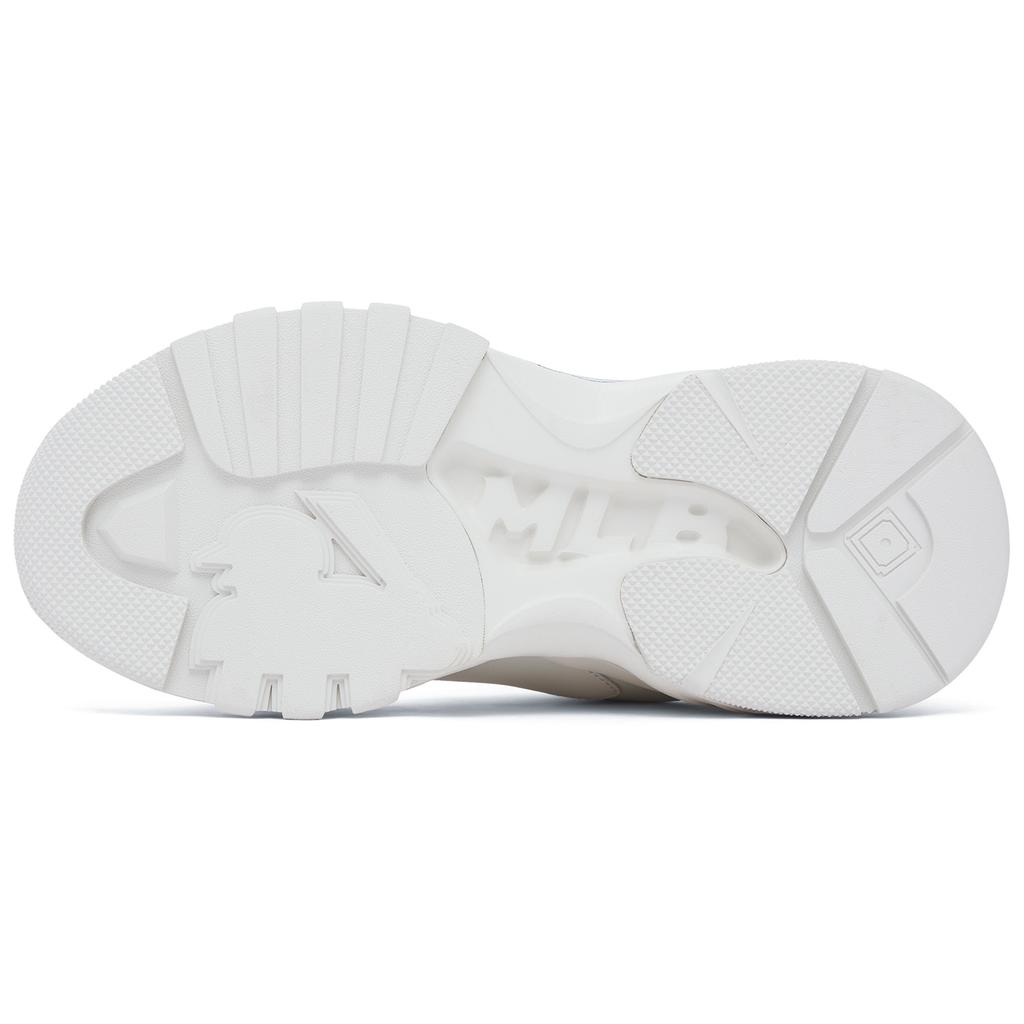 New MLB Big Ball Chunky Anti Slip Wear Resistant Low Top Chunky Sneakers Unisex White 3ASHBDM4N-43NYS