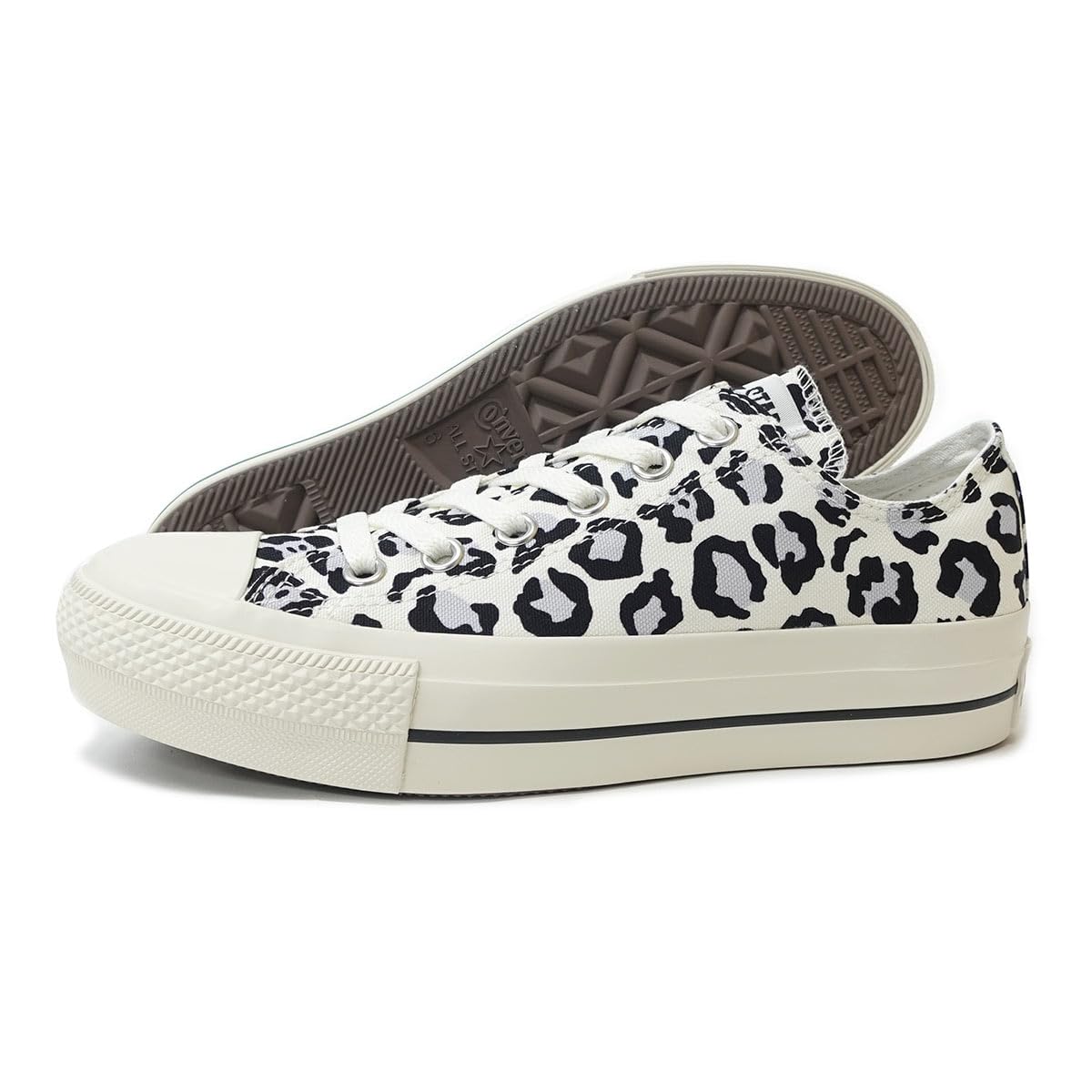 

Converse All Star PLTS Monoleopard OX Size cm Sneakers, White, 23.0 белый