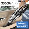 Large Capacity Cordless Vacuum Cleaner - Upgraded Motor, Aluminum Blade Suction, Portable Design, Lithium Battery for Home and Car Cleaning