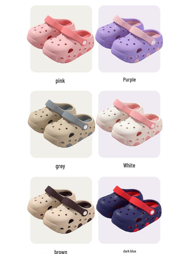 DIY Non-Slip Soft Sole Children's Clogs for Boys, Girls & Babies - Indoor/Outdoor Summer Sandals