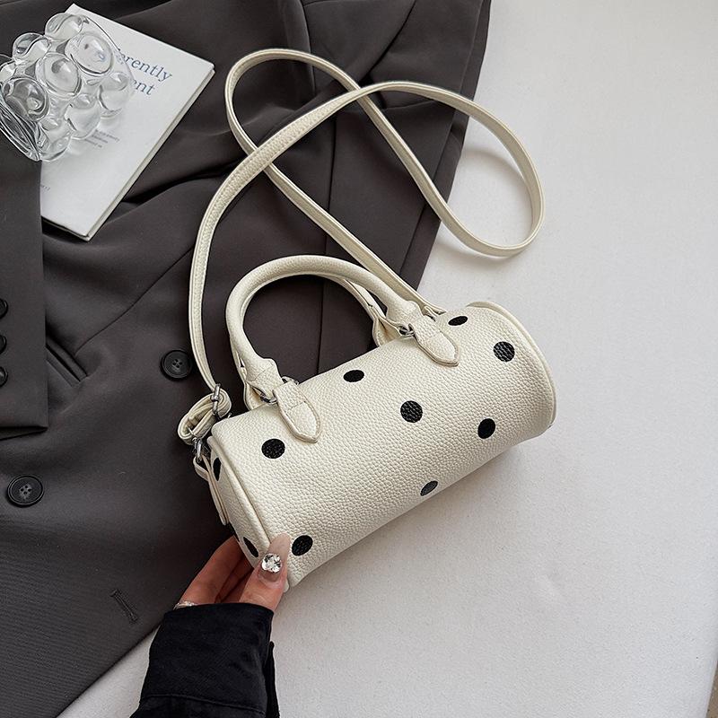 Handbag Small Shoulder Bag Women's High-end Polka Dot Niche Pillow Bag Crossbody Bag