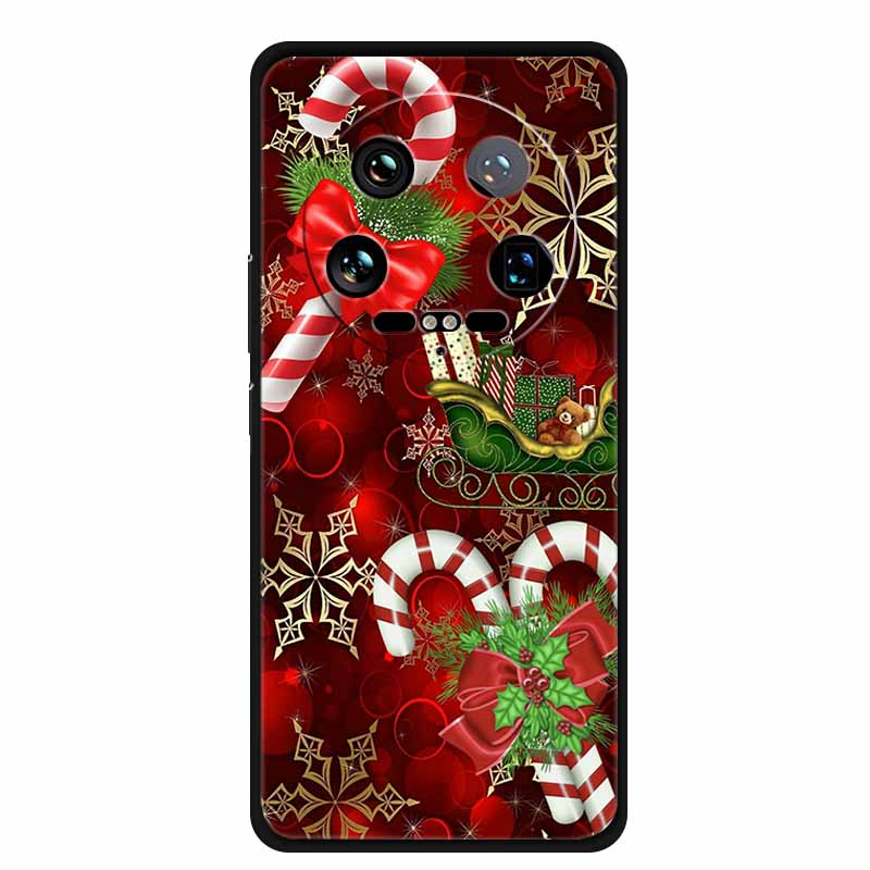 Christmas Phone Case For Xiaomi 14 Ultra Pro Case Soft Silicone Luxury Deer Cover for Xiaomi 13 Ultra Pro Back Coque Cases 14pro