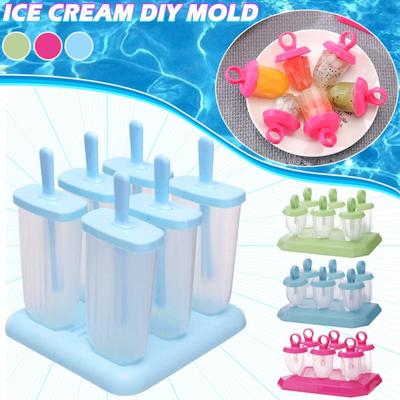Frozen Ice Cream DIY Populární výrobce nanuků na formy Lollipop Mold Tray Pot Kitchen