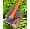 Outdoor Multifunctional Hand Forged Spring Steel Axe with High Hardness and Sharpness Suitable for Household Woodworking
