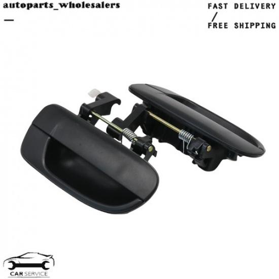 Set of 2 Rear Left and Right Exterior Door Handle Fit For 2000-06 Hyundai Accent